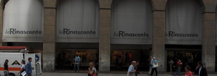 La Rinascente, shop till you drop