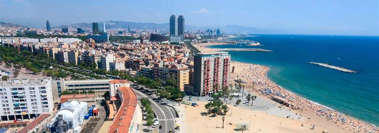 Strand van Barcelona